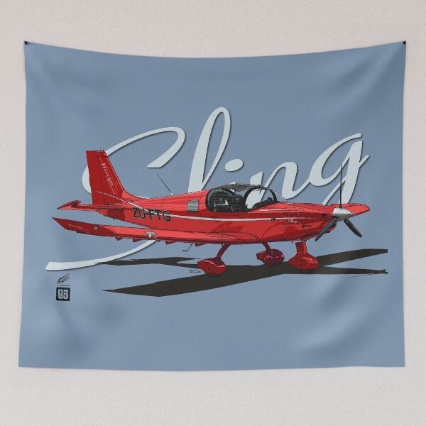 Item preview, Sling 2 Aviation Art Illustration designed and sold by GeraldSmithArt.