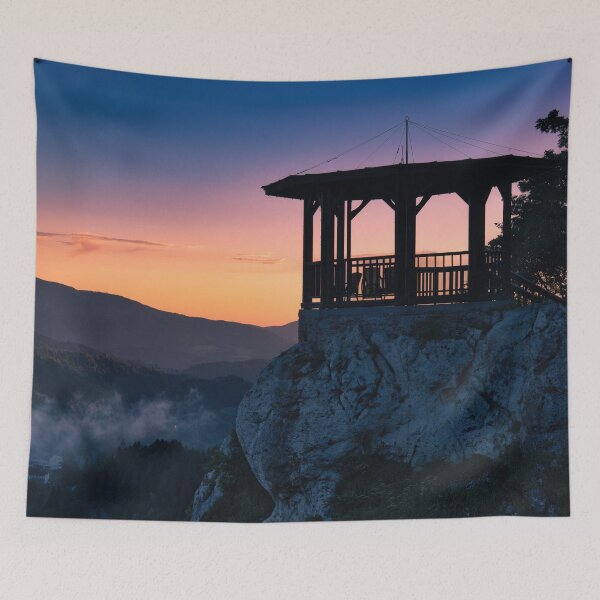 Item preview, Sunset Gazebo Viewpoint near Sporthotel in Semmering, Austria designed and sold by RastislavS.