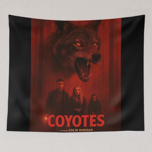 Item preview, COYOTES Bloody Red Wolf Poster designed and sold by bonjonodon.