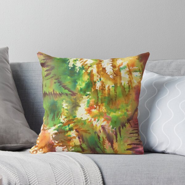 Item preview, Fern Stencil Art with Brusho, Inks and Pens designed and sold by LymphomaLass.