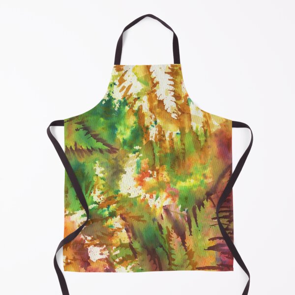 Item preview, Fern Stencil Art with Brusho, Inks and Pens designed and sold by LymphomaLass.