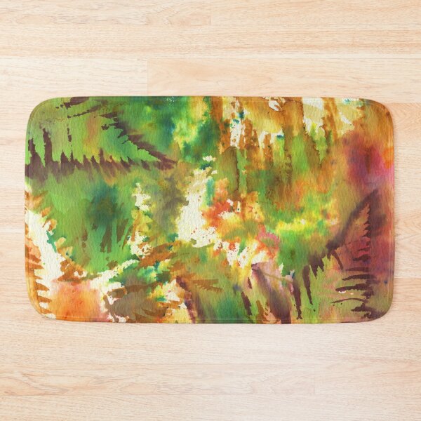 Item preview, Fern Stencil Art with Brusho, Inks and Pens designed and sold by LymphomaLass.