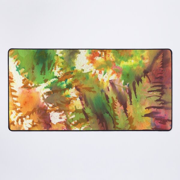 Item preview, Fern Stencil Art with Brusho, Inks and Pens designed and sold by LymphomaLass.
