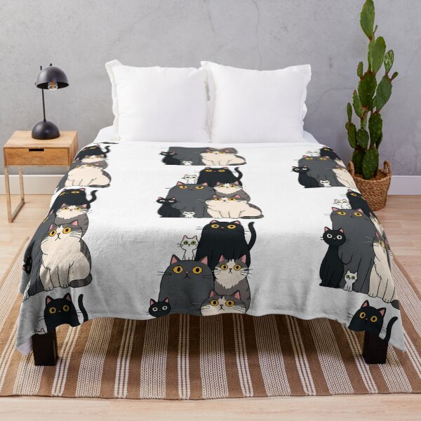 Item preview, Whimsical Cartoon Cat Squad – Cute & Quirky Feline Tee for Cat Lovers designed and sold by Psycho-Crazy.