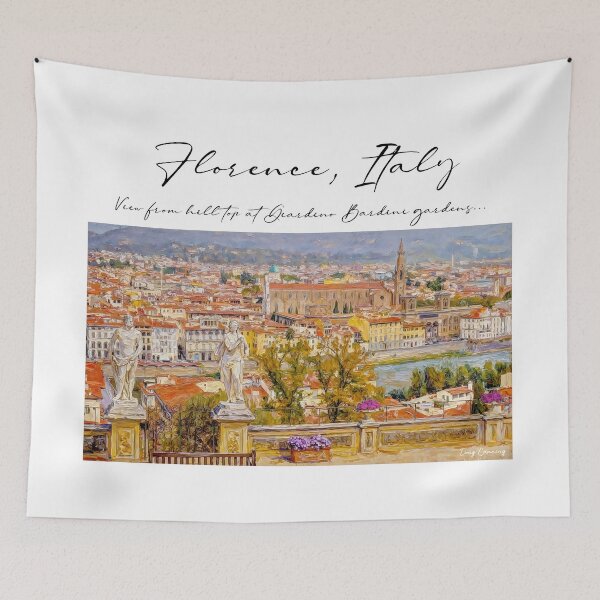 Item preview, Italy Garden View designed and sold by Doug's Landing.
