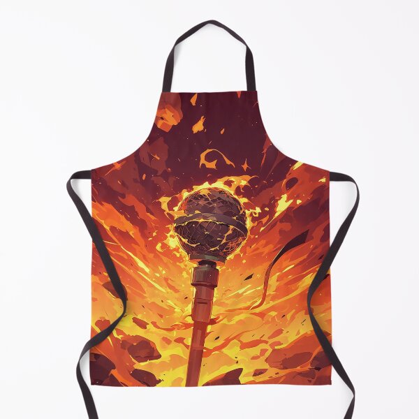Item preview, Fiery Microphone in Volcanic Chaos designed and sold by Christian Weiss.