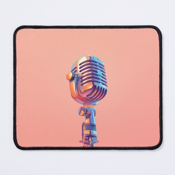Item preview, Minimalist Retro Microphone Glow designed and sold by Christian Weiss.