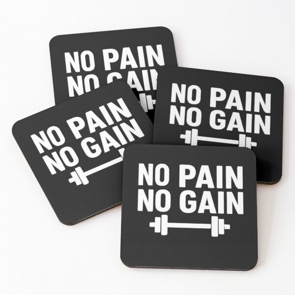 Item preview, No Pain No Gain | Fitness Motivation Gym Shirt designed and sold by Long Family Gifts.