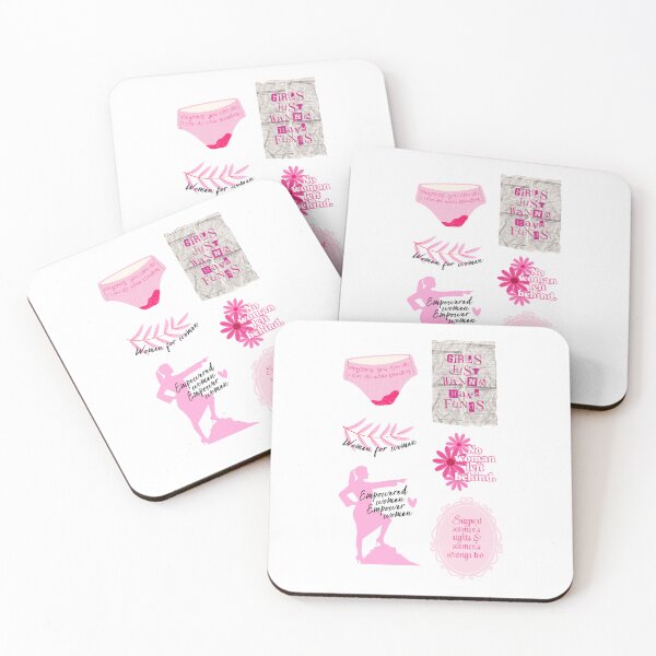 Item preview, Ultimate Feminist Quotes Collection - 6 Pink Aesthetic Design Sticker Set designed and sold by annylands.
