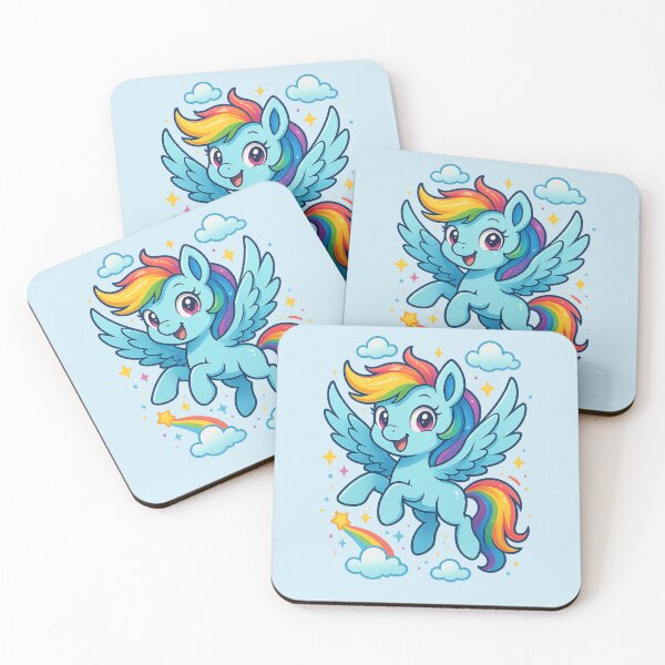 Item preview, Colorful Pegasus Rainbow Pony Cute Fantasy Design designed and sold by Rushurban.