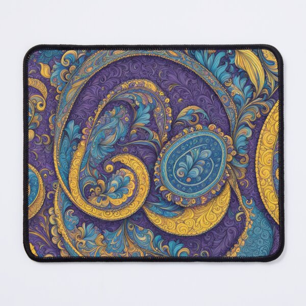 Item preview, Intricate Psychedelic Paisley for Trippy Art Lovers designed and sold by HLPsychDesigns.