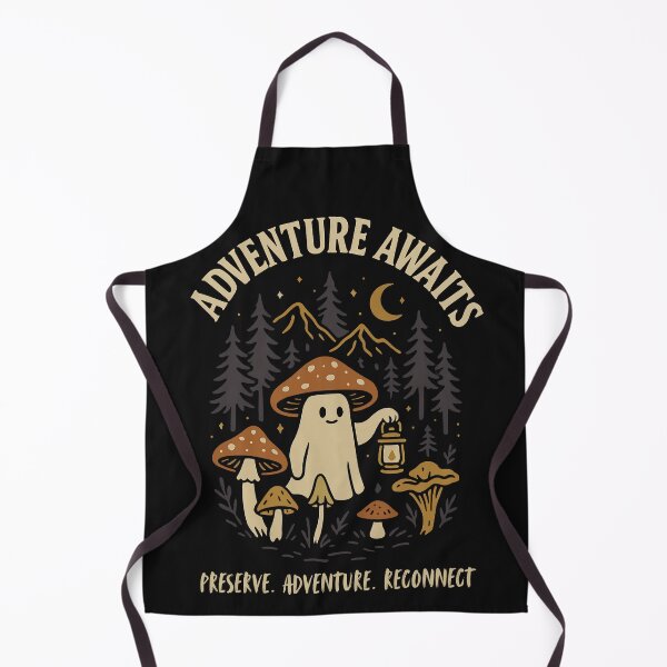Item preview, Adventure Awaits – Mushroom Ghost Nature Design designed and sold by NSEAdventures.