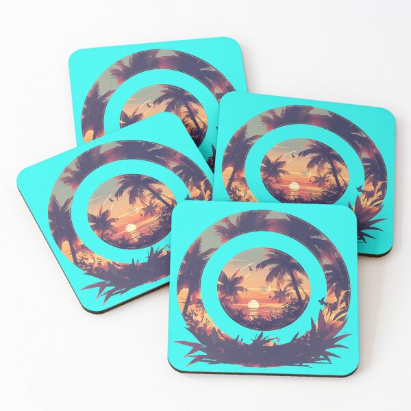 Item preview, Tropical Sunset Vinyl Portal designed and sold by Christian Weiss.
