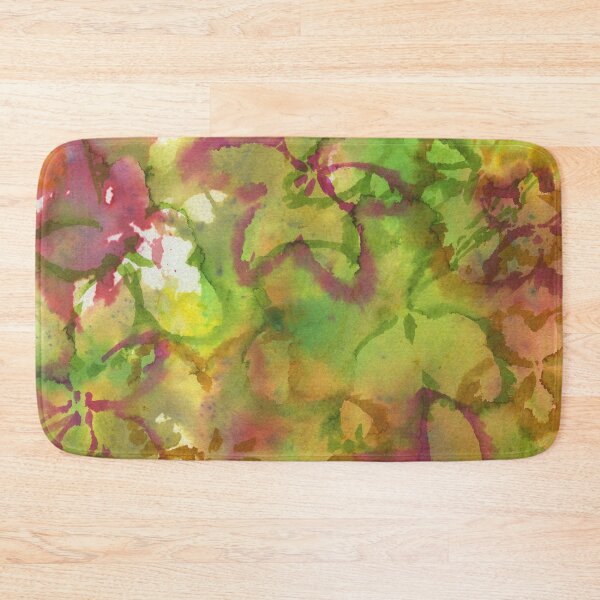 Item preview, Chocolate Vine Stencil Art with Brusho, Inks and Pens designed and sold by LymphomaLass.