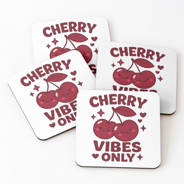 Item preview, Cherry Vibes Retro Pop Art Symmetrical Fruit Design designed and sold by Rushurban.