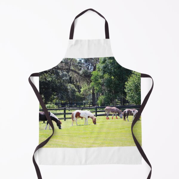 Item preview, Horses Grazing in Sunlit Pasture designed and sold by Cynthia48.