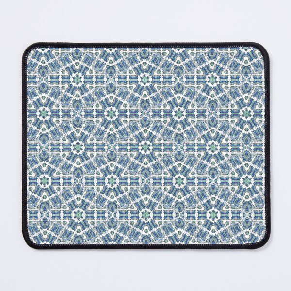 Item preview, Geometric Hexagon Shape Pattern in Blue designed and sold by Artistestella.