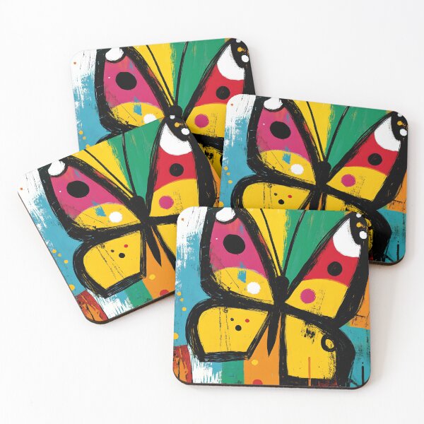 Item preview, Fly for the Future - Colorful Geometric Butterfly Celebrating Nature and Survival designed and sold by OlfactoART Studio.