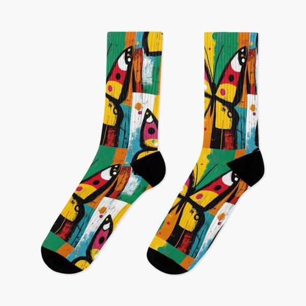 Item preview, Fly for the Future - Colorful Geometric Butterfly Celebrating Nature and Survival designed and sold by OlfactoART Studio.
