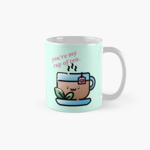 Item preview, Cute kawaii teacup designed and sold by Stickerbook Club.