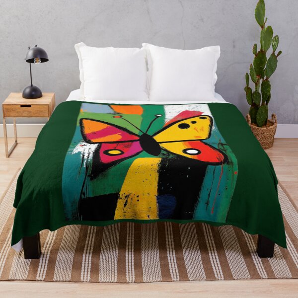 Item preview, Wings of Change - Vibrant Geometric Butterfly with Bold Colors and Energy designed and sold by OlfactoART Studio.