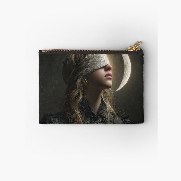 Item preview, Blindfolded Woman with Crescent Moon Portrait designed and sold by Shannon Hilson.
