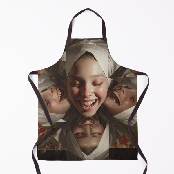 Item preview, Kaleidoscope of Laughing Faces Surreal Portrait designed and sold by Shannon Hilson.
