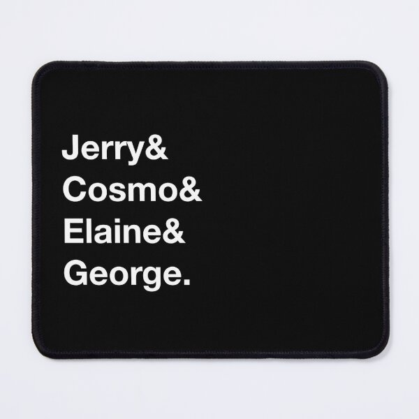 Item preview, Jerry&Cosmo&Elaine&George. | Cast of Seinfeld | Ampersand T-shirt design designed and sold by Oqueartecura.