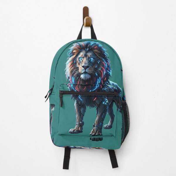 Item preview, Cyberpunk Lion | Guardian of the Neon City designed and sold by E-SarnEdge.