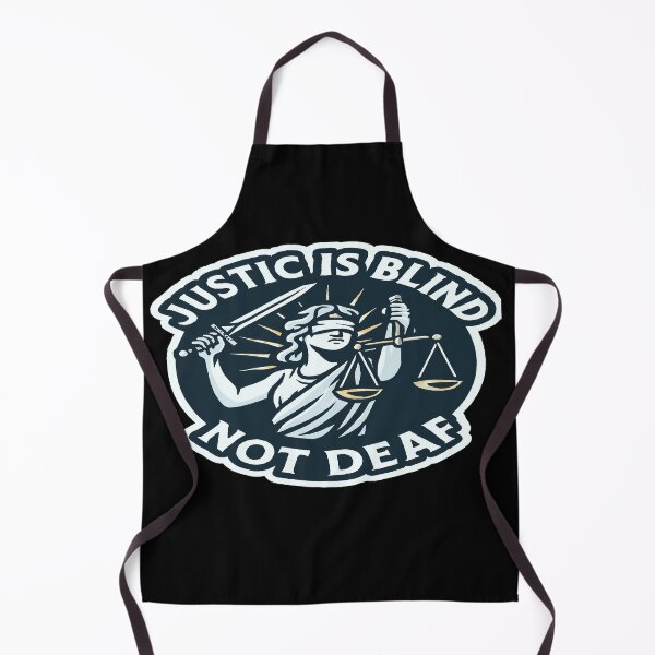 Item preview, Justice Is Blind Not Deaf Lady Justice Advocacy designed and sold by Owcomm.