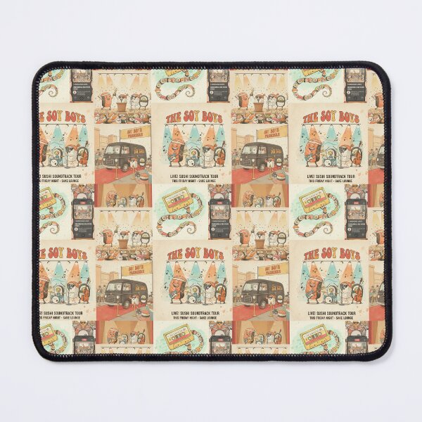 Item preview, The Soy Boys Sushi Rolls Funny retro band foodie gift designed and sold by Eleven11Studio.