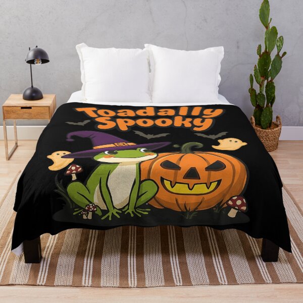 Item preview, Toadally Spooky Funny Frog Halloween Pun Design designed and sold by ArtDesignTp.