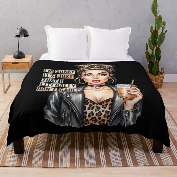 Item preview, Sassy Retro Leopard Coffee Queen designed and sold by saranahi.