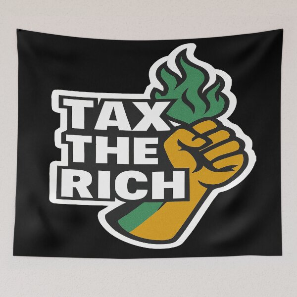 Item preview, Tax The Rich Economic Equity and Justice designed and sold by Owcomm.