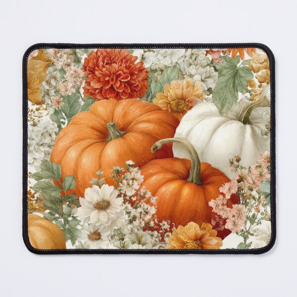 Item preview, Floral Pumpkin Slowdown Autumnal Pattern designed and sold by scicilysimonee.