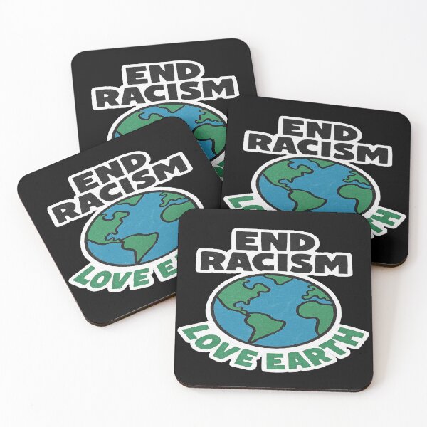 Item preview, End Racism Love Earth Global Unity and Environmentalism designed and sold by Owcomm.