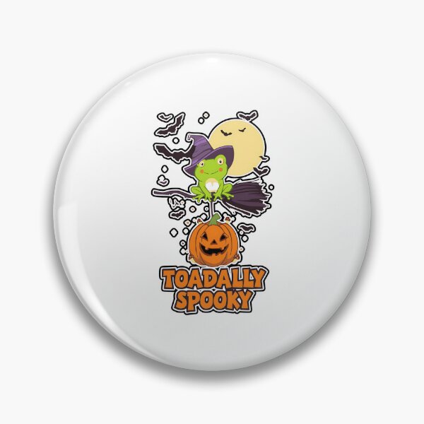 Item preview, Toadally Spooky Funny Frog Witch Halloween Pumpkin Design designed and sold by ArtDesignTp.