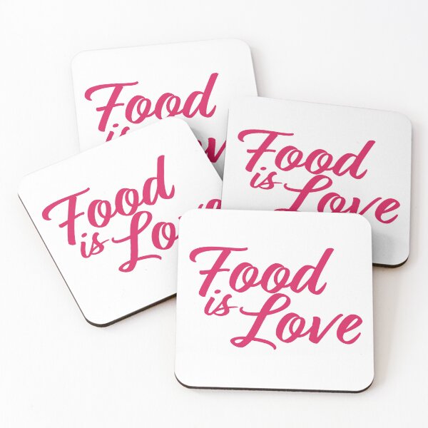 Artikelvorschau, Essen ist Liebe – Skurriles Typografie-Design entworfen und verkauft von PIXEL POP DESIGNS - Beyond the Norm!.