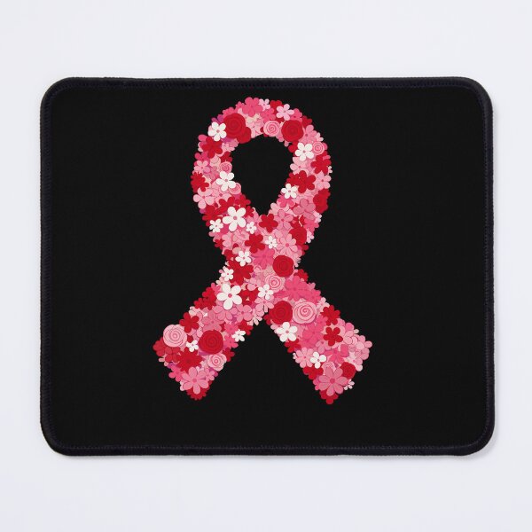 Item preview, Floral Pink Ribbon Breast Cancer Awareness designed and sold by Fadawich.