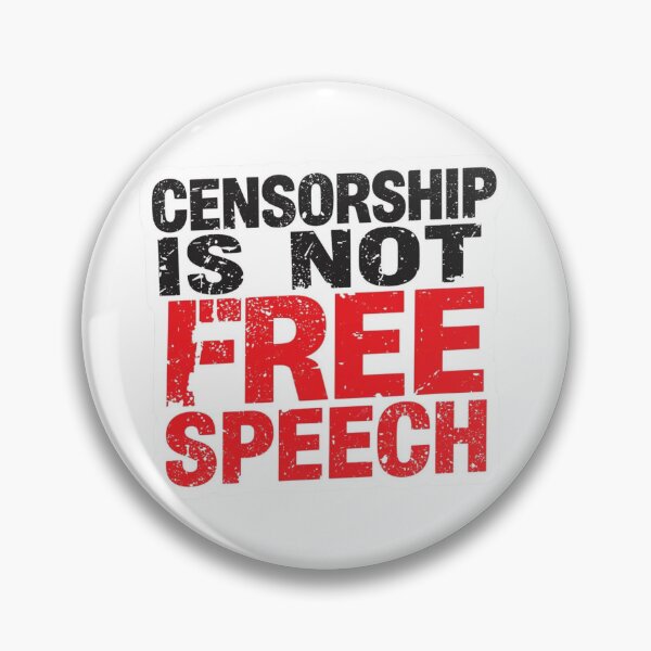 Item preview, Censorship is NOT Free Speech designed and sold by LewpyG.