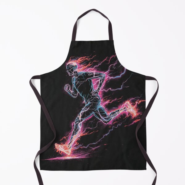 Item preview, Lightning Legs – Neon Storm Runner T-Shirt designed and sold by karimahmed84.