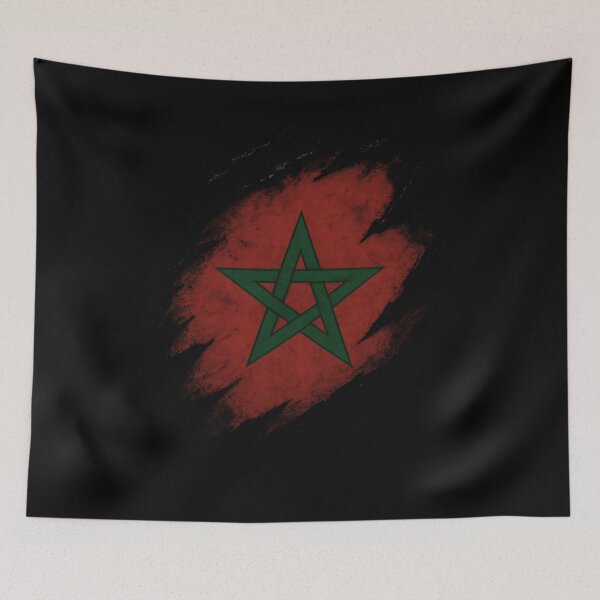 Item preview, Morocco Moroccan Flag  designed and sold by DemureArtsy.