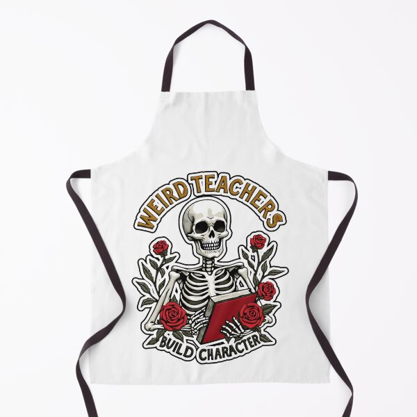Item preview, Weird Teachers Build Character Funny Skeleton Teacher Design designed and sold by ArtDesignTp.