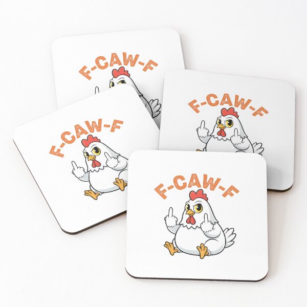 Item preview, Funny meme F Caw F Chicken designed and sold by VividDripCo.