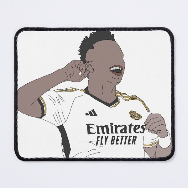 Item preview, Real Madrid's star player Vinicius Junior celebrates a goal designed and sold by historic-photos.