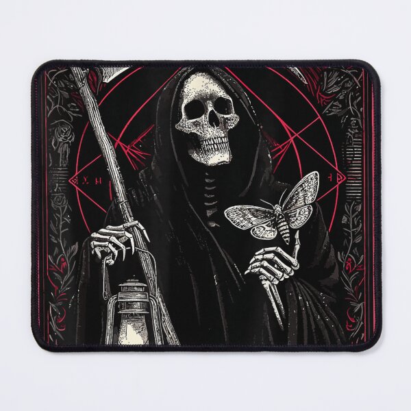 Item preview, Blackcraft Vintage Death The Grim Reaper Moth Tarot Card designed and sold by NicholeStuchl.