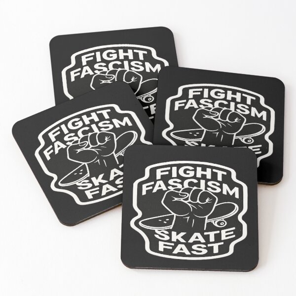 Item preview, Fight Fascism Skate Fast Anti Authoritarian Skateboarder designed and sold by Owcomm.
