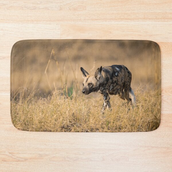 Item preview, Silent Hunter – African Wild Dog in the Golden Grass designed and sold by DavideAntoniani.