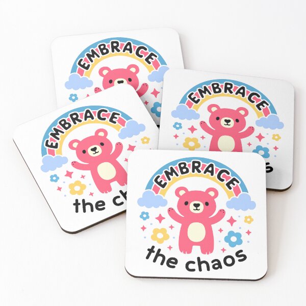 Item preview, Embrace The Chaos, Cute Funny Bear - Sarcastic Graphic designed and sold by RLYGR8.