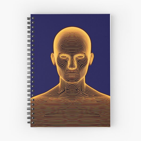 Item preview, Linesman - Neon Contours — Human Topography designed and sold by Pjotre7.
